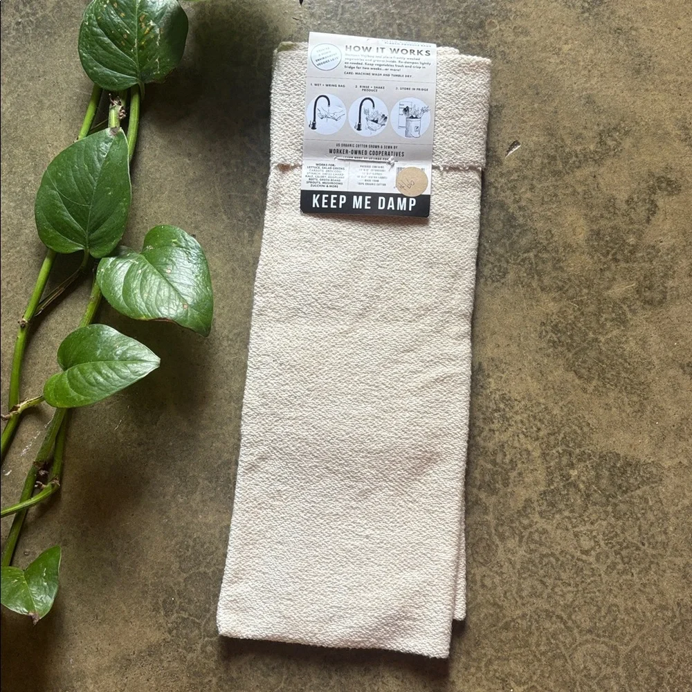 Organic Cotton Vegetable Crisper Bag - vejibag